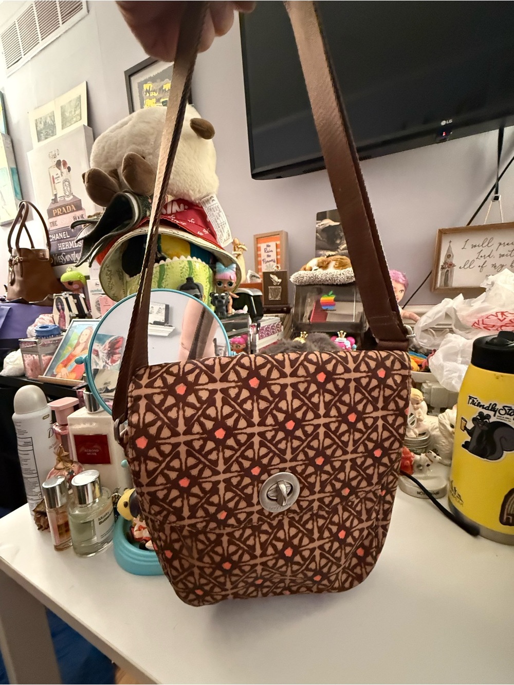Vintage Baggallini Beijing Travel Crossbody Bag